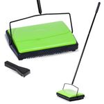 Maximex Carpet Sweeper, Green, 28 x 105 x 19 cm