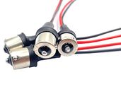 4 Pack 1156 Ba15s P21w LED Bulb Male Socket Pre-wired Connector Wiring Harness Adapter Plug for Car Headlight Turn Signal Tail Lamp