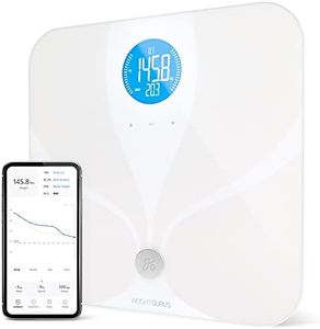 Greater Goods WiFi Premium Smart Scale Measures and Tracks Weight, BMI, Muscle Mass, Water Weight, Bone Density and Body Fat