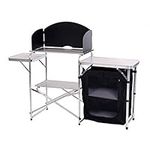 Oypla Portable Folding Outdoor Aluminium Camping Travel Kitchen Work Top