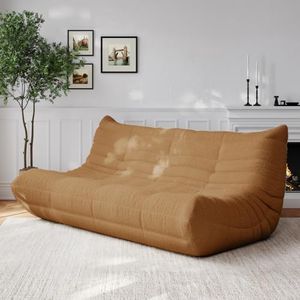 3 Seater Adults Bean Bag Chairs Togo Couch Comfy Lazy Floor Sofa