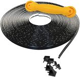Instatrim Flexible Self-Adhesive Trim Bundle with Applicator & Corners - Caulking Kit with 50ft Black 1/2" Wide Caulk Strip, Applicator Tool, & 6 Corners - InstaTrim The Original Flexible Trim