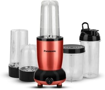 Panasonic Nutriturbo Hand Blender with 5 Jars | Powerful 600W Max Locked Motor | Juicing, Blending & Grinding | Copper Motor & Safety Lock | Multipurpose Kitchen Appliance
