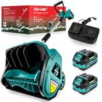 Ant-Link Electric Snow Shovel with Wheels, 17“ 40V(2*20V) 4.0Ah Cordless Snow Blower, Battery Powered Snow Thrower with Directional Plate & Adjustable Front Handle, with 8'' Depth, 22FT Throw Distance