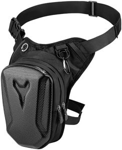 Sac de jambe de moto pour homme et femme, étanche, sac de hanche tactique, sac de cuisse pour la course, les voyages, le cyclisme, la moto, le camping, la pêche, Noir