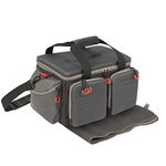 Allen Company® Competitor Premium Molded Lockable Range Bag, Includes Internal Tote & Fold-Up Gun Mat, 16.6 L x 9 W x 11.8 H inches, Gray