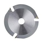 Grinder Wood Cutting Blade Disc, Wood Disc Circular Saw Blade Cutter Tool, 4 inch Angle Grinder-3 Teeth Shaping Disc for 100/115 Angle Grinder