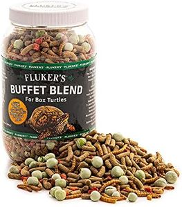 Fluker's Buffet Blend Box Turtle Diet, Insects, Veggies and Fruit with Fortified Pellets, 6.5 oz