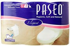 XURO, Paseo International Premium Bathroom Toilet Roll 3 Ply - 300 Pulls (12 Rolls) (2)