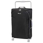 it luggage World's Lightest New York Softside 8 Wheel Spinner, Dark Grey, Checked-X-Large 32-Inch