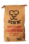 Big K Chilla-Grilla Restaurant Grade Charcoal, 12kg Bag Lumpwood Charcoal