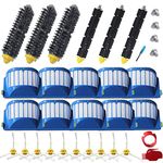 Amyehouse Replacement Parts Bristle & Flexible Brushes & Filters & Side Brush & Cleaning Tools Compatible for Roomba 600 Series 550 560 614 620 630 650 660 665 680 690 692 694 695 Vacuum Accessories