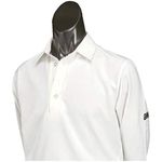 Gunn & Moore Mens Maestro Cricket Shirt, White, Medium Adult - Chest 38-40 Ins EU