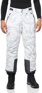ARCTIX Men's Short Snow Sports Cargo Pants, Camo Cloud, Large/28 Inseam