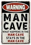 CrazySign Funny Bar Sign Man Cave V