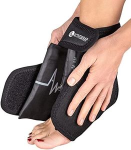 ActiveWrap - Foot and Ankle Ice Pack Wrap for Foot Surgery Care, Ankle Sprain,Swelling and More, Reusable Ice Packs for Injuries with Compression, Use for Hot and Cold Therapy or Contrast therapy, Small/Medium