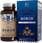 FS Boron | 180 Boron Supplements - High Strength Vegan Boron Tablets 6mg Boron per Serving | 3 Month Supply | Gluten, Allergen Free & Non-GMO | Manufactured in The UK