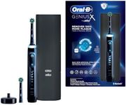 Oral-B Genius X Electric Toothbrush with Travel Case & Multivoltage Charger, Black