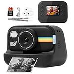 Kids Instant Print Camera Black