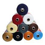 Zoohi High-Strength Sewing Thread Set for Upholstery, Leather, Jeans, Canvas, and Thick Fabrics - Multicolor Thread for Durable and Professional Stitching