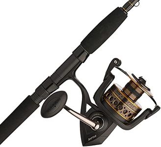 PENN Battle Spinning Reel and Fishing Rod Combo, Black, 6000-7' - Medium Heavy - 1pc