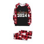 Christmas Pajamas for Family Christmas Pajamas Matching Sets Christmas Family Pajamas Set Plaid Pjs Sets Loungewear 0919