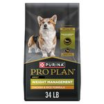 Purina Pro Plan Weight Management Dry Dog Food, Chicken & Rice - 15.4 kg Bag