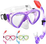 Kids Snorkel Set Dry Top Snorkeling