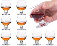 Glsairy Cute Shot Glasses Brandy Mini Shot Glass Snifters Sherry Glasses (1.75 oz | 50 ml)