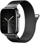 Magnetic Milanese Loop - Compatible with Apple Watch Bands 40mm 41mm 44mm 45mm 38mm 42mm Ultra/2 49mm Women Men,Stainless Steel Mesh Metal Strap for iWatch Bands Series 9 8 7 6 5 4 3,SE 2nd Generation