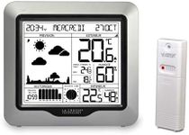 La Crosse Technology - WS6823 Weather Station with Forecast and DCF Signal - Silver