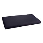 Sorra Home Sunbrella Bristol Bench Cushion, 1 Count (Pack of 1), Canvas Navy