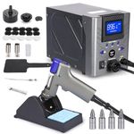 WEP 948D-I 110W High Power Desoldering Station with 4 Desoldering Nozzles, Temperature-Controlled with 3 Pre-set Channels, Tiltable Display, ESD-Safe