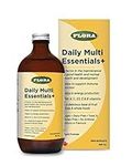 Flora Health Daily Multi Essentials+ Liquid Multivitamin Formula - Easy Absorption, Rich in Antioxidants Vitamins A, C & E, Full Range of B Vitamins & Minerals – Immune-Supporting Elderberry - 445 mL