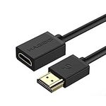 Hagibis HDMI Extension Cable 4K HD HDMI 2.0 Extender Male to Female Compatible for Projector Nintendo Switch, Xbox One S 360, PS4, TV Stick, Blu Ray Player, PS3, Wii U, HDTV Laptop PC (1.5ft)