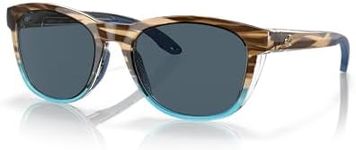 Costa Del Mar Women's Aleta Sunglasses, Wahoo/Gray Polarized 580p, 54 mm