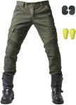 Men's Cotton Motorcycle Pants with 