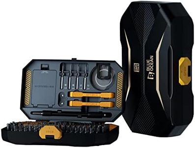 B BLUE OCEAN®Juegos de Destornilladores,145 en 1,Kit de Precisión Profesionales,Destornilladores Magnéticos Pequeños,Apto para iPhone,Juguetes,Portátiles,PC,Relojes,Cámaras,Gafas
