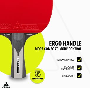 JOOLA Carbon X Pro Table Tennis Bat – Professional Ping Pong Paddle