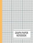 Graph Paper Notebook: Grid Composition Notebook for Math and Science Students Blank Quad Ruled , Top Flight Sewn Marble , 8.5’’ x 11’’, 122 pages