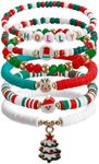 Sylph 6PCS Christmas Bracelets Set