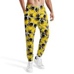 Nhjk Mens Joggers Sweatpants Printed Athletic Pants for Running Casual Sports with Pockets, Hiphop Duck Sweatpants, Small