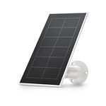 Arlo Certified Accessory - Solar Panel Charger (2021 Released) for Arlo Ultra, Ultra 2, Pro 3, Pro 4 and Pro 3 Floodlight Cameras, Weather Resistant, Adjustable Mount, Easy Installation,White-VMA5600