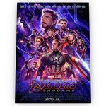 Avengers Endgame POSTER Glossy Premium Borderless Movie Poster of Various Sizes (POSTER - A2 size 23.4 x 16.5 Inch / 594 x 420 mm, Endgame (V1))