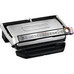 Tefal OptiGrill+ XL GC722D40 Intelligent Health Grill, 9 Automatic Settings, Stainless steel, 2180W, 6-8 Portions, 48.9 x 38.2 x 22.8 cm, Silver