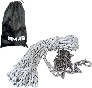Pimar Kit de humor, para anclas, barco, con Cima de 30 m más 2 m de cadena y 2 grilletes