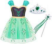 COTRIO Baby Girls Princess Dresses Halloween Costumes Birthday Outfit Fancy Dress Christmas Party Dress Up Clothes Size 2T Multi 004