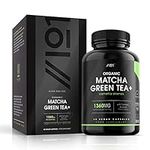 Organic Matcha Green Tea Extract 1360mg - 60 Capsules - Boosted with Turmeric, Acerola & Black Pepper (1 Month Supply) by Alpha01