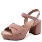 Aerosoles Women's Cosmos Heeled Sandal, Pink, 5 UK