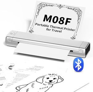 Odaro M08F Letter Portable Mini Printer for Travel - Silver